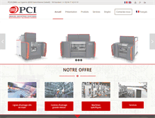Tablet Screenshot of pci.fr